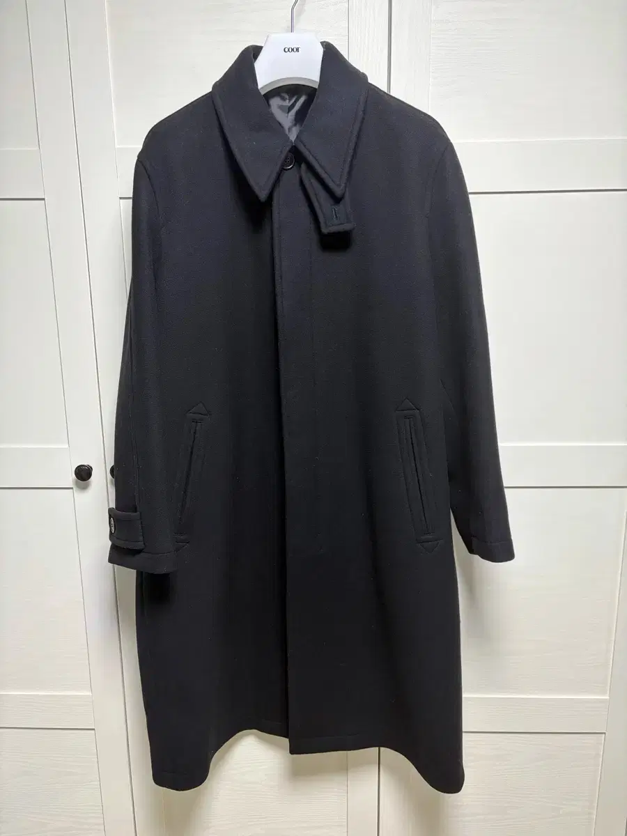 COOR | 쿠어 [Coeur] MTR Overfit Double Long Coat L in Mocha #쿠어